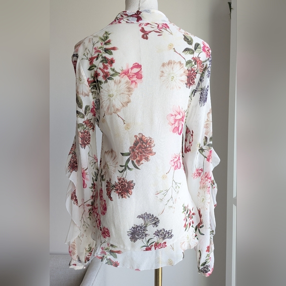 Nicholas Floral Silk Blouse - Picture 2 of 7
